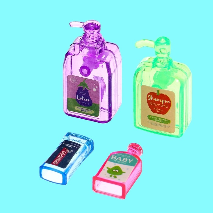 Набор мебели для кукол &laquo;Ванная комната&raquo;: санузел, раковина, постирочная