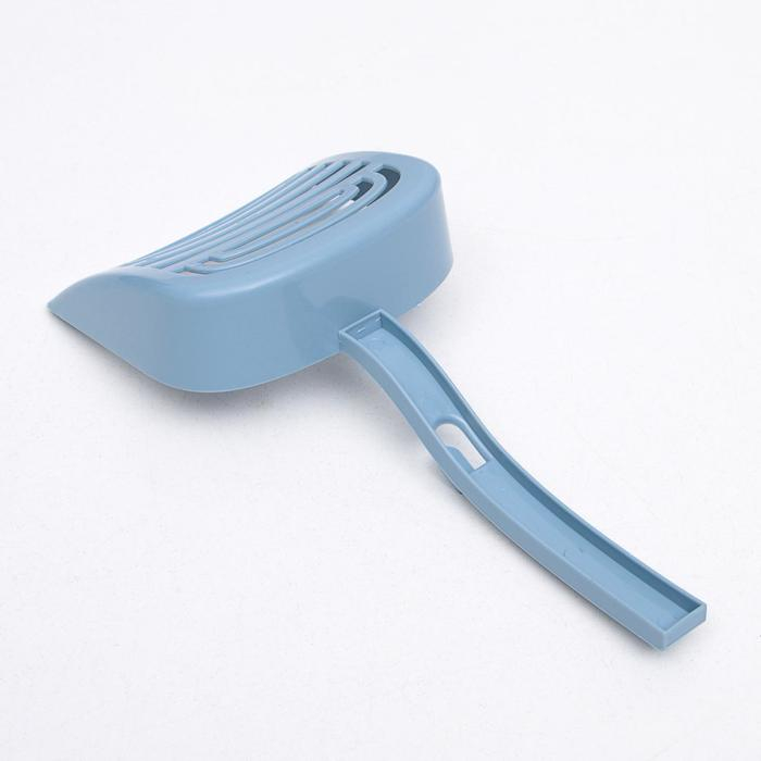 Туалет для кошек фигурный с бортом с совком, 54 х 38 х 20 см, бело-розовый Туалет для кошек фигурный с бортом с совком, 54 х 38 х 20 см, бело-розовый