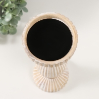 Подсвечник дерево на 1 свечу "Гофре" состаренный 9,7х9,7х27 см Подсвечник дерево на 1 свечу "Гофре" состаренный 9,7х9,7х27 см