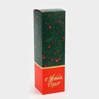 Коробка подарочная новогодняя складная &laquo;Новогодняя &raquo;, 9.5 х 32.5 х 9.5 см, Новый год