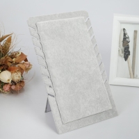 Подставка под кулоны, цепи, 8 мест, 18&times;2&times;28, цвет серый