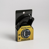 Рулетка &laquo;Это я тебя выгуливаю&raquo; 3 м, max=12 кг, чёрная