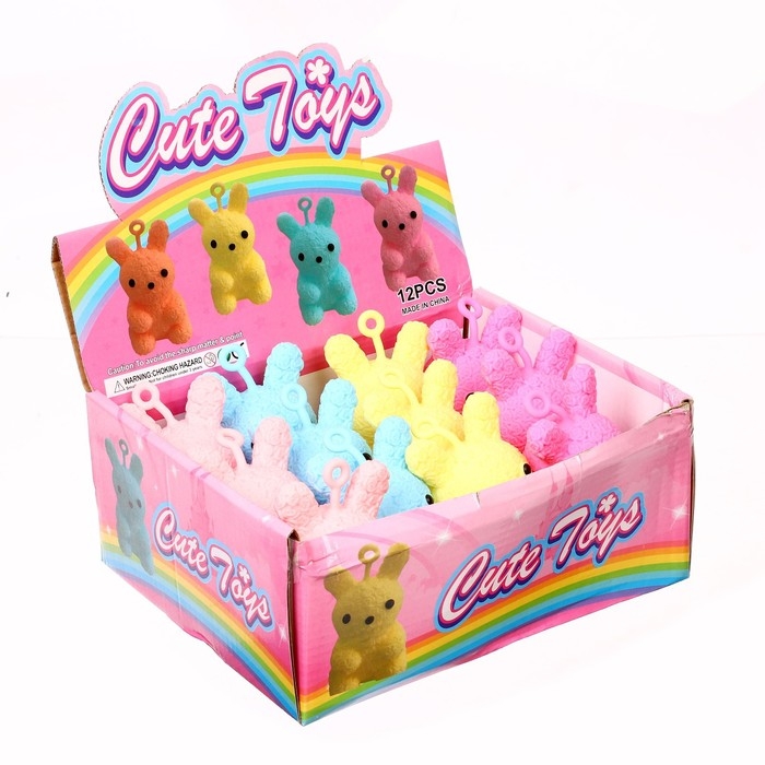 Мялка &laquo;Зайка&raquo; световой, цвета МИКС