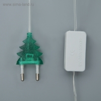 Гирлянда &laquo;Нить&raquo; 2.5 м, IP20, прозрачная нить, 25 LED, свечение мульти, фиксинг, 220 В