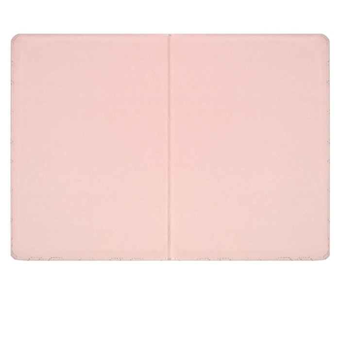 Ежедневник недатированный А5, 164 листа ESCALADA, твёрдый переплёт с поролоном, искусственная кожа "Лайка", стёганая строчка, кремовый офсет 70 г/м&sup2;, розовый