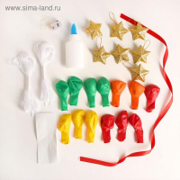 Набор для творчества &laquo;Новогодняя гирлянда из ниток своими руками&raquo;