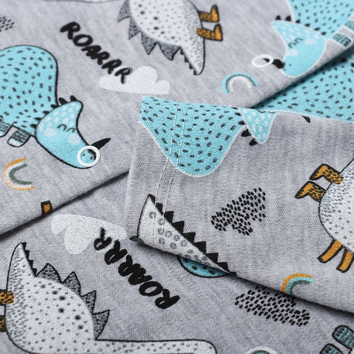 Комбинезон детский, цвет серый, рост 68 см