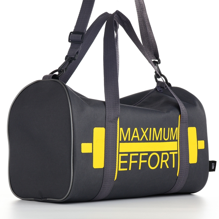 Сумка спортивная мужская, TEXTURA, маленький размер, цвет серый Сумка спортивная мужская, TEXTURA, маленький размер, цвет серый