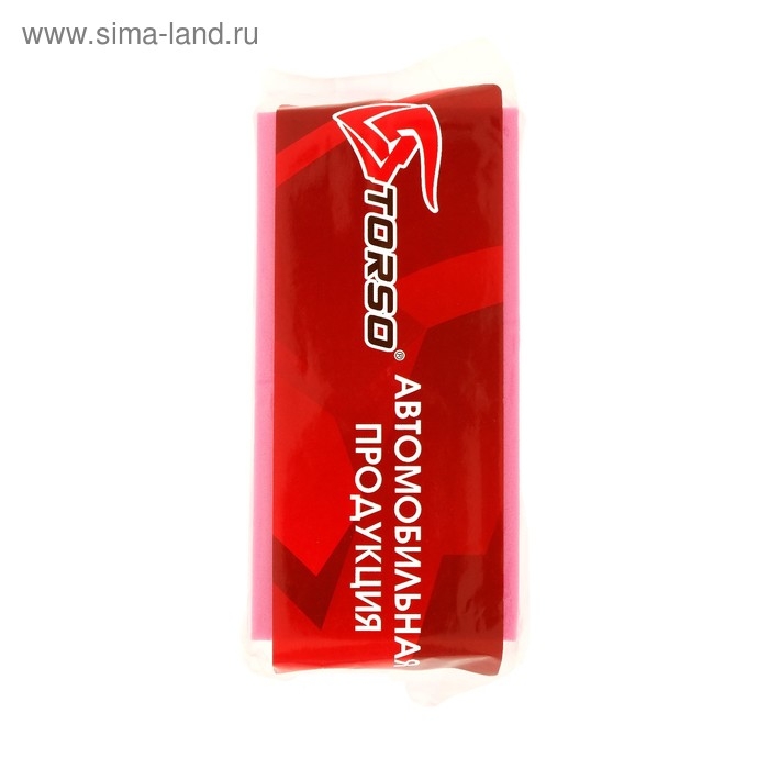 Губка для мытья авто TORSO влаговпитывающая 11.5&times;5.5 см, микс
