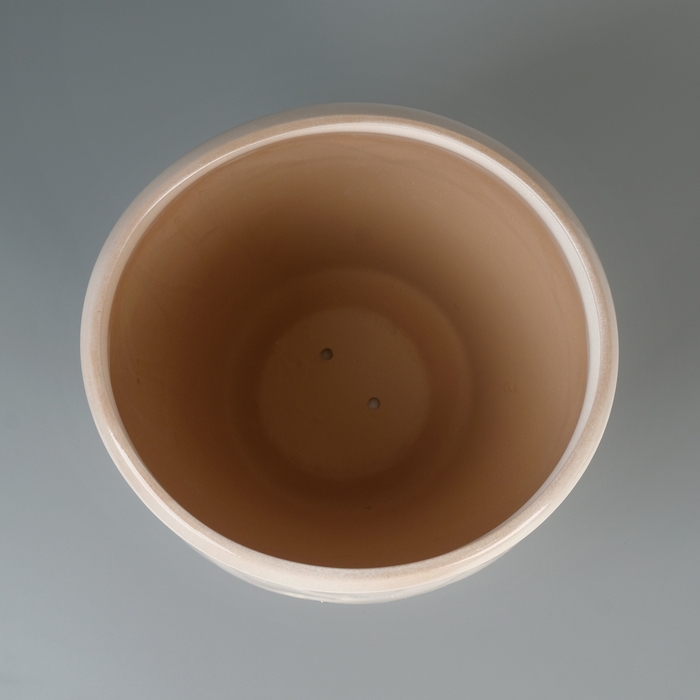 Горшок цветочный "Фикус 2" Мозаика белый микс 12л