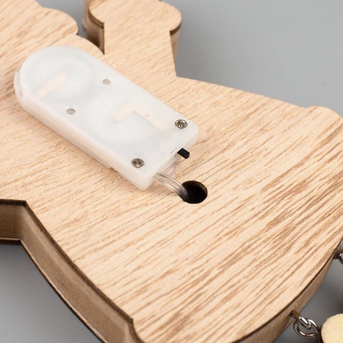 Ёлочная игрушка &laquo;Снеговик&raquo;, от батареек, свечение тёплое белое