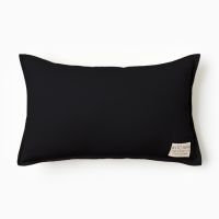 Подушка Этель, 30х50+1 см, чёрный, 100% хлопок Подушка Этель, 30х50+1 см, чёрный, 100% хлопок