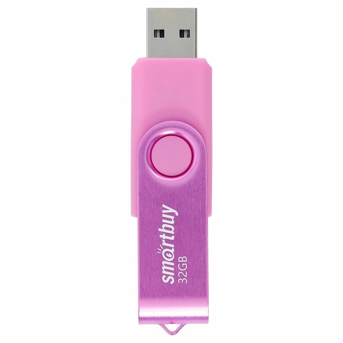 Флешка Smartbuy Twist, 32 Гб, USB 2.0, чт до 25 Мб/с, зап до 15 Мб/с, розовая Флешка Smartbuy Twist, 32 Гб, USB 2.0, чт до 25 Мб/с, зап до 15 Мб/с, розовая