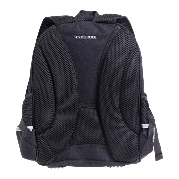 Рюкзак каркасный 38 х 30 х 20 см, пенал в подарок, Bruno Visconti Рюкзак каркасный 38 х 30 х 20 см, пенал в подарок, Bruno Visconti "Мороженое"