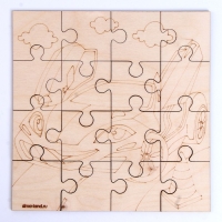 Роспись по дереву &laquo;&lrm;Машина&raquo;&lrm;