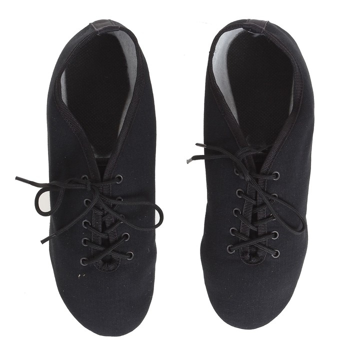 Джазовки тканевые, длина по стельке 19,5 см, цвет чёрный Джазовки тканевые, длина по стельке 19,5 см, цвет чёрный