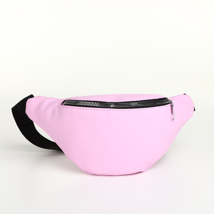 Сумка поясная на молнии, цвет розовый Сумка поясная на молнии, цвет розовый