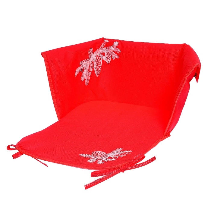 Сиденье для санок - матрас, универсальное, с кнопками, цвет красный Сиденье для санок - матрас, универсальное, с кнопками, цвет красный