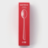 Ложка столовая из нержавеющей стали Доляна &laquo;Верона&raquo;, длина 19,3 см, толщина 2 мм, цвет серебряный