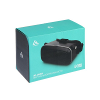 3D Очки виртуальной реальности LuazON, смартфоны до 6.5" (75х160мм), чёрные