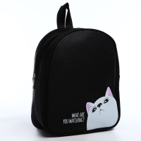 Рюкзак из искусственной кожи &laquo;What are you watching?&raquo; 27х23*10 см