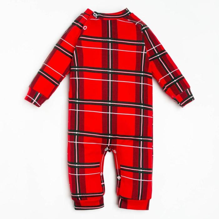 Комбинезон Крошка Я "Клетка", рост 74-80 см