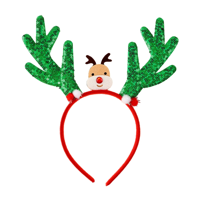 Новый год! Карнавальный ободок &laquo;Оленёнок&raquo;, цвет МИКС