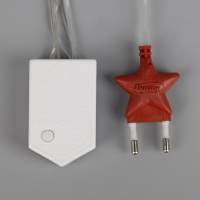 Гирлянда &laquo;Бахрома&raquo; 3 х 0.5 м, IP20, прозрачная нить, 80 LED, свечение зелёное, 8 режимов, 220 В