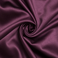 Штора портьерная &laquo;Этель&raquo; 250&times;265 см, двусторонний блэкаут, цвет Сливовый, пл.240г/м&sup2;, 100 п/э