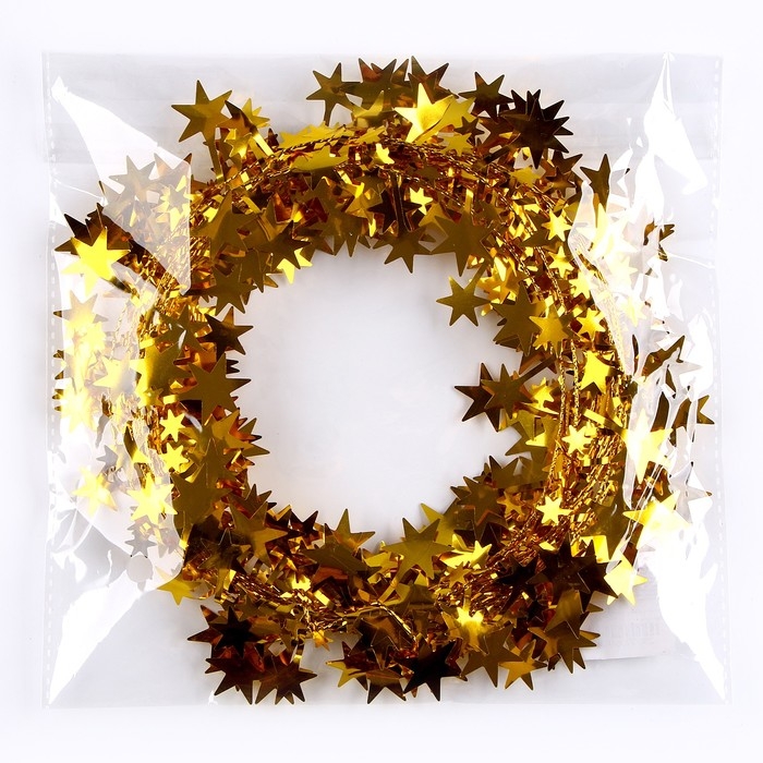 Новый год! Проволока для поделок и декора &laquo;Звёздочка&raquo; длина &mdash; 5 метров, цвет золотой
