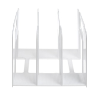 Лоток-сортер для бумаг вертикальный, 3 отделения, ErichKrause Techno Classic, белый Лоток-сортер для бумаг вертикальный, 3 отделения, ErichKrause Techno Classic, белый