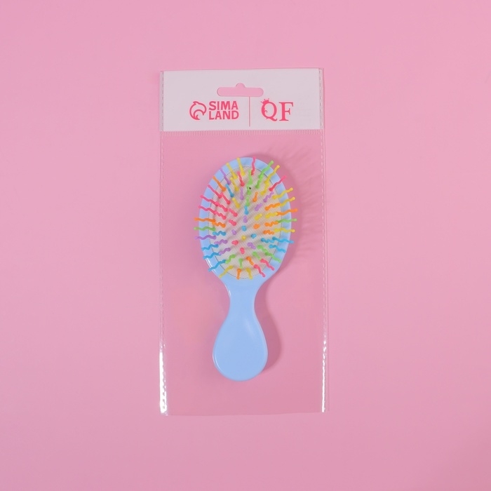 Расчёска - мини массажная, 14 × 6 см, рисунок МИКС Расчёска - мини массажная, 14 × 6 см, рисунок МИКС