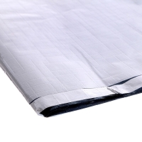 Скатерть фольгированная, 137 &times; 183 см, серебряная