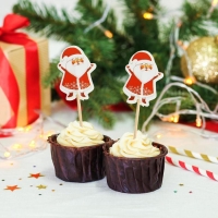 Новогодние шпажки &laquo;Дедушка Мороз&raquo;, на новый год, набор 12 шт.