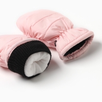 Варежки зимние детские MINAKU, цвет розовый, 15см