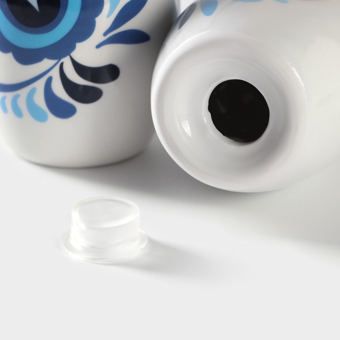 Набор для специй Доляна &laquo;Свиристель&raquo;, 2 предмета: солонка, перечница, 130 мл