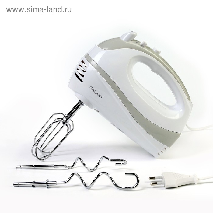 Миксер Galaxy GL 2209, ручной, 300 Вт, 5 скоростей, турбо-режим Миксер Galaxy GL 2209, ручной, 300 Вт, 5 скоростей, турбо-режим