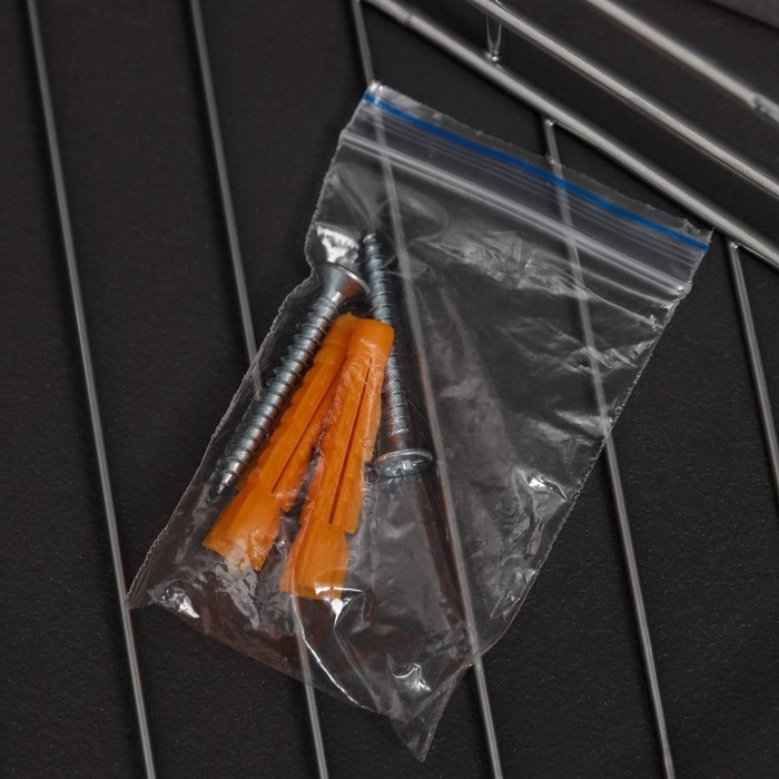 Полка угловая, 1 ярус, 19,5×10×21 см, цвет хром Полка угловая, 1 ярус, 19,5×10×21 см, цвет хром