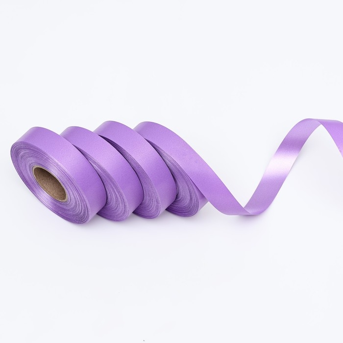 Лента полипропиленовая Лента полипропиленовая "Matte" для декора и подарков, орхидея, 2 см х 50 м