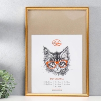 Фоторамка пластик 35х50 см, состаренное золото (пластиковый экран) Фоторамка пластик 35х50 см, состаренное золото (пластиковый экран)