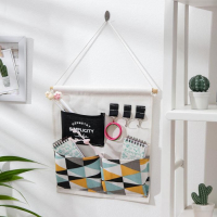 Органайзер подвесной с карманами Доляна &laquo;Рио&raquo;, 3 отделения, 32&times;34,5 см, цвет бирюзовый