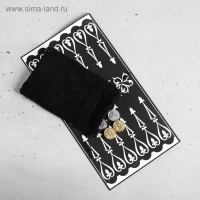 Нарды в мешочке с полем &laquo;Герб&raquo;, 13 х 20 см