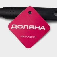 Ложка для спагетти Доляна «Орихалк», 30 см, цвет чёрный Ложка для спагетти Доляна «Орихалк», 30 см, цвет чёрный