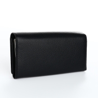 Кошелёк женский на магнитах, цвет чёрный Кошелёк женский на магнитах, цвет чёрный