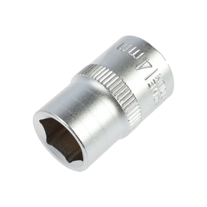 Головка торцевая шестигранная ТУНДРА, под квадрат 1/2 Головка торцевая шестигранная ТУНДРА, под квадрат 1/2", 14 мм, CrV