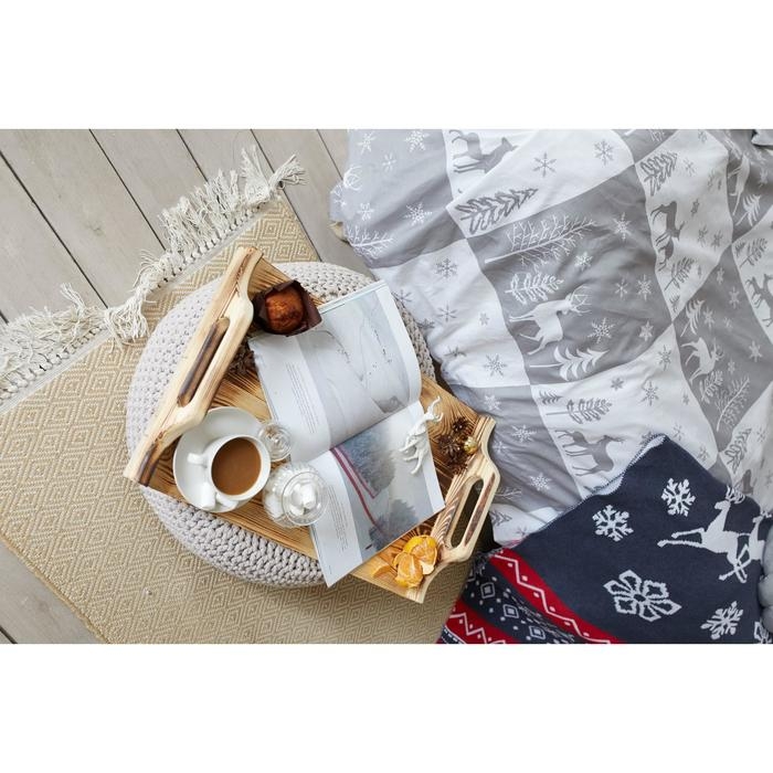 Постельное белье LoveLife 1,5сп " New year forest" 143*215см,150*225см,50*70см-2шт