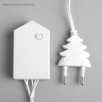 Гирлянда «Нить» 5 м, IP20, белая нить, 50 LED, свечение мульти, 8 режимов, 220 В Гирлянда «Нить» 5 м, IP20, белая нить, 50 LED, свечение мульти, 8 режимов, 220 В