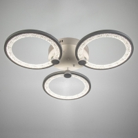 Люстра "Кунайо" LED 84W 3000-6500K ПДУ белый 63,5х63,5х7,5см Люстра "Кунайо" LED 84W 3000-6500K ПДУ белый 63,5х63,5х7,5см