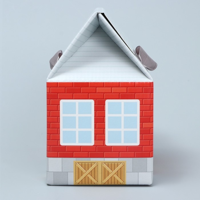 Коробка подарочная складная, упаковка, &laquo;Пожарная станция &raquo;, 15 х 18 х 10 см