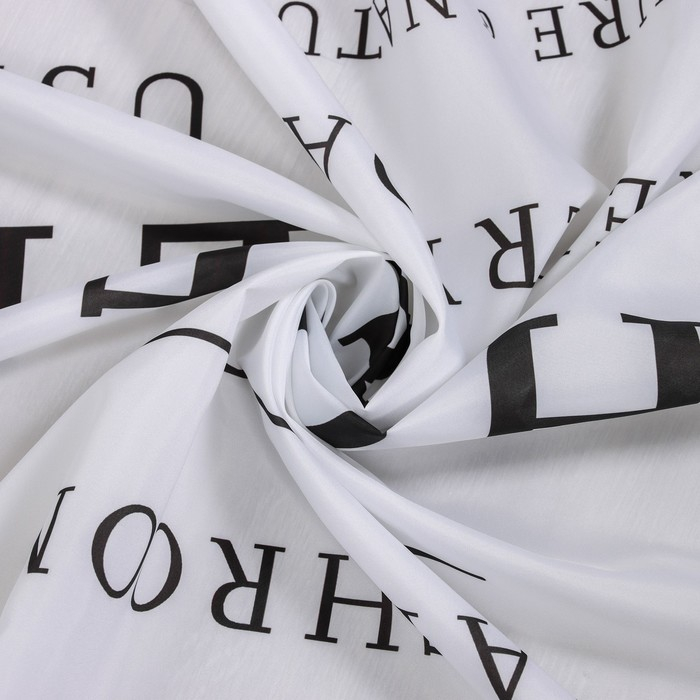 Штора для ванны Доляна SHOWER с люверсами, 180&times;180 см